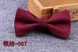 Microfiber Bowtie Woven Dot  Bow Tie