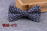 Microfiber Bowtie Woven Dot  Bow Tie