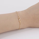 Infinity Number 8 Chain Bracelet CZ Infinity Bracelets for Women  Friendship Bracelets Bohemian Charm Jewelry