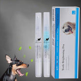 Pet Dog Teeth Cleaning Kit Pet Beauty Toothbrush Dog Cat Tartar Dental Stone Cleaning Pen