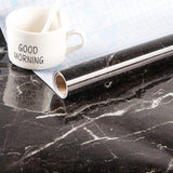 Modern Kitchen Stickers Waterproof Oilproof Classic Marble Pattern