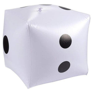 30*30cm Funny Outdoor Inflatable Dice Blow-Up Cube Big Dice Toy Group Game Tool Casino Poker Party Decorations Pool Beach Toy