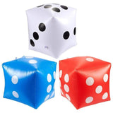 30*30cm Funny Outdoor Inflatable Dice Blow-Up Cube Big Dice Toy Group Game Tool Casino Poker Party Decorations Pool Beach Toy