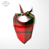 Dog Bandanas Large Pet Scarf Pet Bandana For Dog Cotton Plaid WashableBow ties Collar Cat Dog Scarf Large Dog Accessories