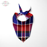 Dog Bandanas Large Pet Scarf Pet Bandana For Dog Cotton Plaid WashableBow ties Collar Cat Dog Scarf Large Dog Accessories