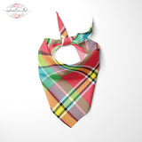 Dog Bandanas Large Pet Scarf Pet Bandana For Dog Cotton Plaid WashableBow ties Collar Cat Dog Scarf Large Dog Accessories