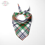 Dog Bandanas Large Pet Scarf Pet Bandana For Dog Cotton Plaid WashableBow ties Collar Cat Dog Scarf Large Dog Accessories