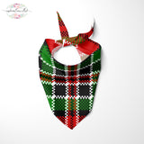 Dog Bandanas Large Pet Scarf Pet Bandana For Dog Cotton Plaid WashableBow ties Collar Cat Dog Scarf Large Dog Accessories