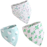 3pcs/lot Special Baby Bibs Boy Girl Bandana Cotton Absorb Bib Burp Cloth Triangle Baby Scarf Burp Newborn Princess Accessories