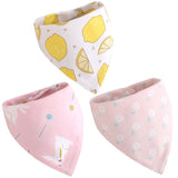 3pcs/lot Special Baby Bibs Boy Girl Bandana Cotton Absorb Bib Burp Cloth Triangle Baby Scarf Burp Newborn Princess Accessories