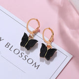 POXAM New Korean Statement Earrings for women Black Cute Arcylic Geometric Dangle Drop Gold Earings Brincos 2020 Fashion Jewelry