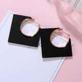 POXAM New Korean Statement Earrings for women Black Cute Arcylic Geometric Dangle Drop Gold Earings Brincos 2020 Fashion Jewelry