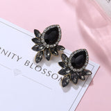 POXAM New Korean Statement Earrings for women Black Cute Arcylic Geometric Dangle Drop Gold Earings Brincos 2020 Fashion Jewelry