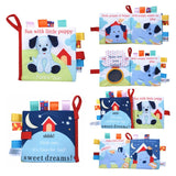 Animal Style Monkey/Owl/Dog Newborn Baby Toys Learning Educational Kids Cloth Books Cute Infant Baby Fabric Book Ratteles Toy