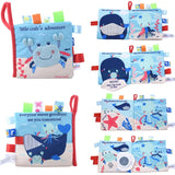 Animal Style Monkey/Owl/Dog Newborn Baby Toys Learning Educational Kids Cloth Books Cute Infant Baby Fabric Book Ratteles Toy