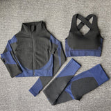 Seamless Women Yoga Sets . Female Sport Gym suits