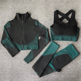 Seamless Women Yoga Sets . Female Sport Gym suits