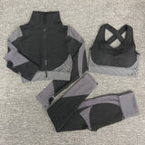 Seamless Women Yoga Sets . Female Sport Gym suits