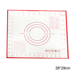 4 Size Silicone Baking Mat Pizza Dough