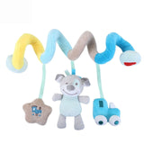 Baby Toys 0-12 Months Crib Mobile Bed Bell Rattles Educational Toy for Newborns Car Seat Hanging Infant Crib Spiral Stroller Toy