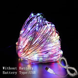 1M 2M 3M 5M 10M Copper Wire LED String Lights