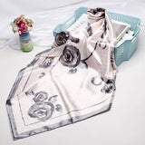 Silk Scarf 90*90cm Foulard Bandana Long Large Shawls Wraps Winter Neck Scarves Pashmina Lady Hijab