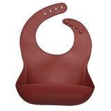 Silicon Breastplate Baby Bib Waterproof Solid Infant Bandana Bibs Newborn Feeding Burp Cloth Drooling Scarf Dropship