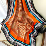 Kerchief Small Silk Neck Scarf For Women 70 *70 Female Shawls Bags Scarves Lady Bandana Foulard