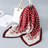 Kerchief Small Silk Neck Scarf For Women 70 *70 Female Shawls Bags Scarves Lady Bandana Foulard