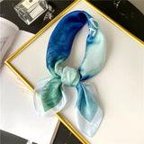 Kerchief Small Silk Neck Scarf For Women 70 *70 Female Shawls Bags Scarves Lady Bandana Foulard