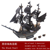 3D Wooden ship jigsawToys Learning Building Robot Model