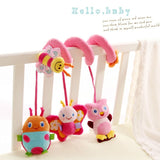 Toy Baby Stroller Comfort Stuffed Animal Rattle Mobile Infant Stroller Toys For Baby Hanging Bed Bell Crib Rattles Toys Gifts