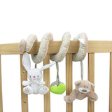 Toy Baby Stroller Comfort Stuffed Animal Rattle Mobile Infant Stroller Toys For Baby Hanging Bed Bell Crib Rattles Toys Gifts