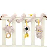 Toy Baby Stroller Comfort Stuffed Animal Rattle Mobile Infant Stroller Toys For Baby Hanging Bed Bell Crib Rattles Toys Gifts