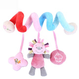 Toy Baby Stroller Comfort Stuffed Animal Rattle Mobile Infant Stroller Toys For Baby Hanging Bed Bell Crib Rattles Toys Gifts