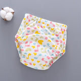 6 Layer Waterproof Reusable Cotton Baby Training Pants Infant Shorts Underwear Cloth Baby Diaper Nappies Panties Nappy Changing