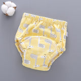 6 Layer Waterproof Reusable Cotton Baby Training Pants Infant Shorts Underwear Cloth Baby Diaper Nappies Panties Nappy Changing