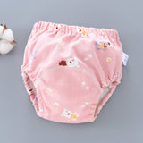 6 Layer Waterproof Reusable Cotton Baby Training Pants Infant Shorts Underwear Cloth Baby Diaper Nappies Panties Nappy Changing