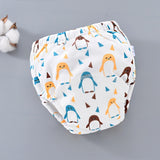 6 Layer Waterproof Reusable Cotton Baby Training Pants Infant Shorts Underwear Cloth Baby Diaper Nappies Panties Nappy Changing