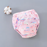 6 Layer Waterproof Reusable Cotton Baby Training Pants Infant Shorts Underwear Cloth Baby Diaper Nappies Panties Nappy Changing