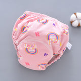 6 Layer Waterproof Reusable Cotton Baby Training Pants Infant Shorts Underwear Cloth Baby Diaper Nappies Panties Nappy Changing