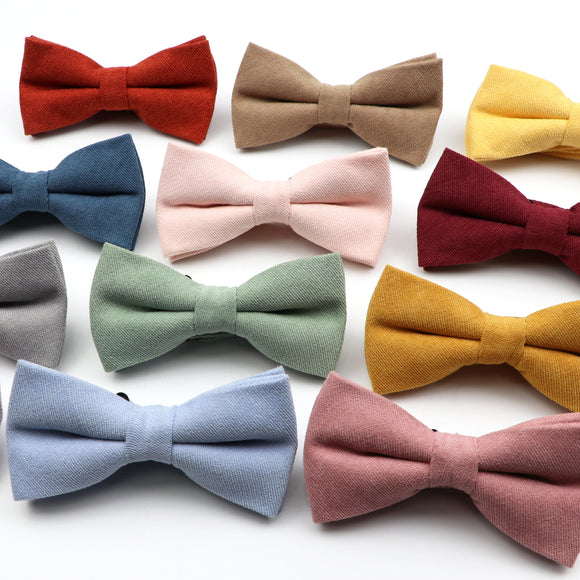 Solid Color Men Bow Tie