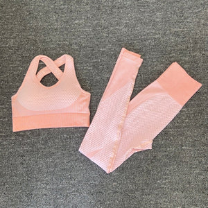 Seamless Women Yoga Sets . Female Sport Gym suits