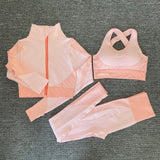 Seamless Women Yoga Sets . Female Sport Gym suits