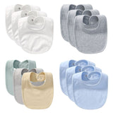 3Pcs Baby Bibs Cute Toddler Baby Saliva Towel Cotton Fit 0-3 Years Old Infant Burp Cloths Feeding Burp Cloth Scarf Toddler Bibs