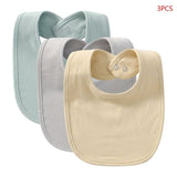 3Pcs Baby Bibs Cute Toddler Baby Saliva Towel Cotton Fit 0-3 Years Old Infant Burp Cloths Feeding Burp Cloth Scarf Toddler Bibs