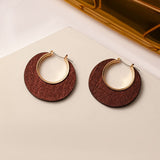 Statement Earrings for Women Brown Arcylic Geometric Dangle Drop Earing