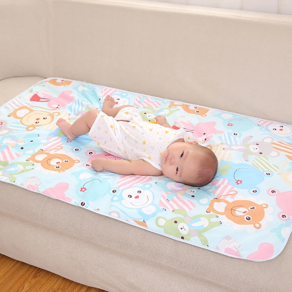 Baby Diaper Changing Mat Cotton. Waterproof Changing Pads