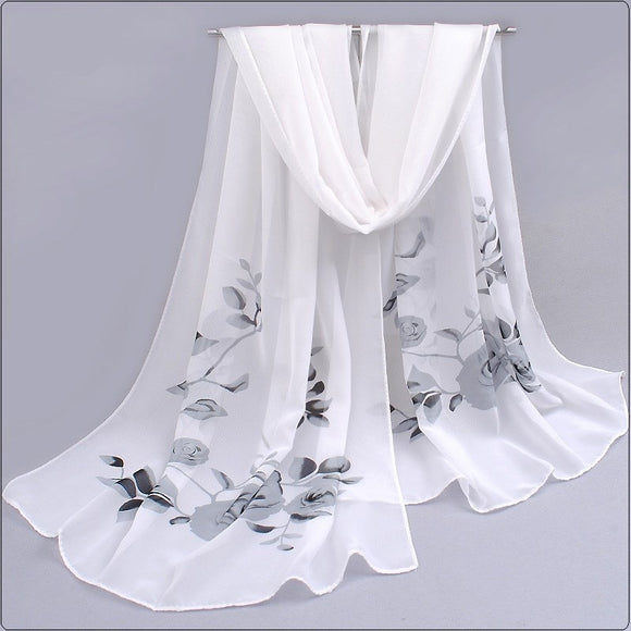 spring and summer women scarf new pashmina shawl printed cape silk chiffon Polyester tippet muffler 60*160cm