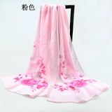 spring and summer women scarf new pashmina shawl printed cape silk chiffon Polyester tippet muffler 60*160cm